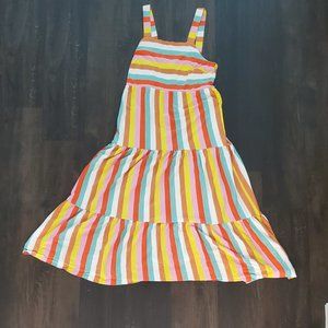 Small J Crew striped maxidress with pockets
